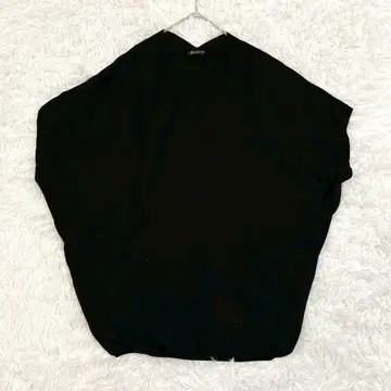 Howand fixture 니트 블랙 V넥 돌먼 슬리브 LL