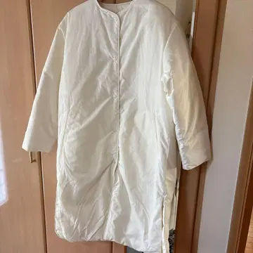 LE COUR 화이트 다운 롱 코트