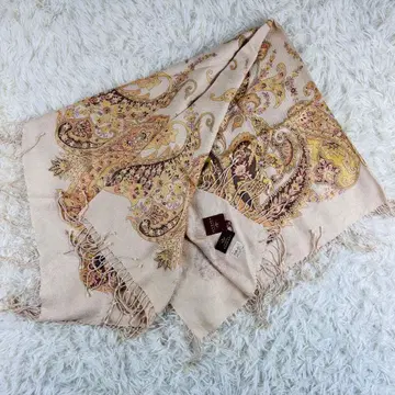 새상품 TOPKAPI 탑카피 캐시미어 혼방 실크 대형 스카프 스톨