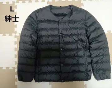 무인양품 경량 포켓 다운 자켓 블랙 신사 L