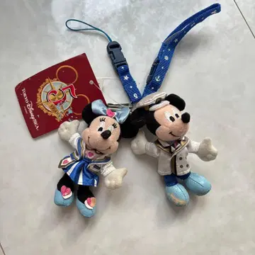 [레어 택 포함] 5주년 디즈니씨 로맨스 미니 미키 봉제 인형