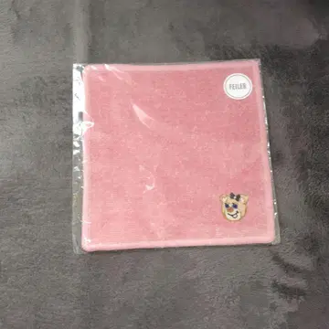 FEILER 페이러 올드 테디 걸 손수건 핑크