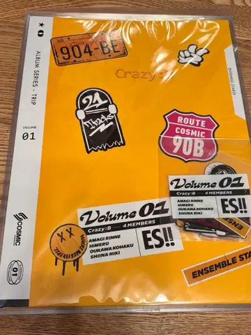 앙스타 중국 TRIP Crazy:B 클리어 파일 스티커