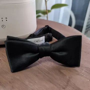 DRESS THE LIFE 블랙 나비 넥타이 실크 100%