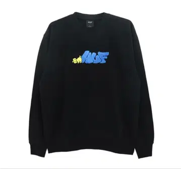 HUF (허프) 트레이닝복 DOG SENSE 블랙 맨투맨 M