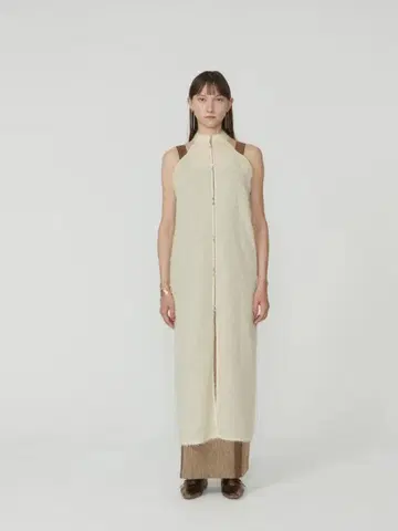 Eaphi CUT JACQUARD MAXI ONEPIECE