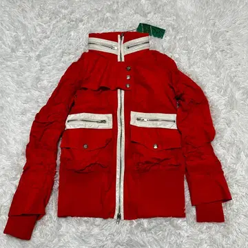 [ Janus Jean ] 오렌지 집업 자켓 후드 in