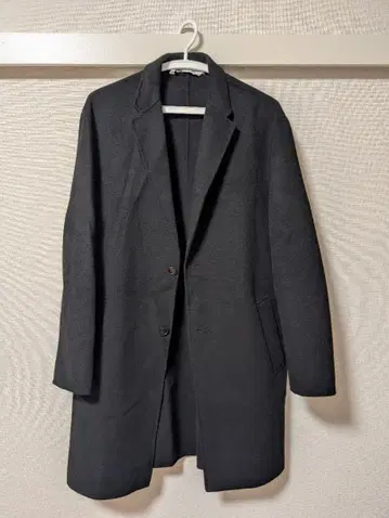 ZARA 블랙 체스터 코트 M