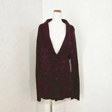 R.STANDY 숄카라 니트 가디건 남성용 L 두꺼운 원단 겉옷