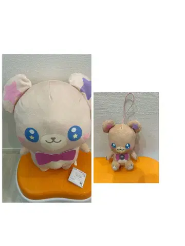프리큐어 모후룬 BIG 봉제 인형 & 미니 봉제 인형 세트