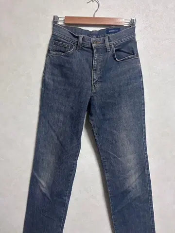 BOBSON JEANS 스트레이트 데님 다크 블루