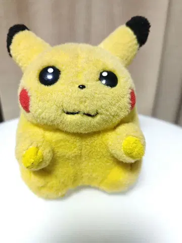 초대 피카츄 봉제 인형 TOMY 레트로 포켓몬 당시 물건 토미 초기
