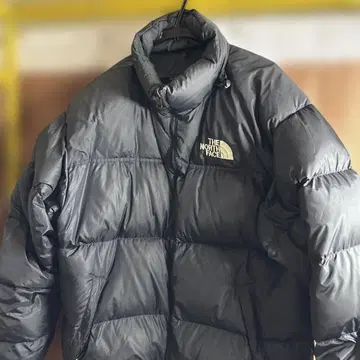 90s 눕시 레어 THE NORTH FACE 블랙 다운 자켓
