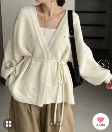 CAPRICIEUX LE'MAGE 비쥬 랩 가디건