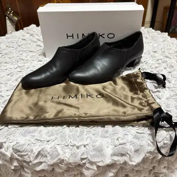 히미코 가죽 숏 부츠