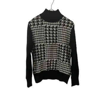 hiro honma 캐시미어 100% 스웨터 혼마골프 하운드투스 패턴