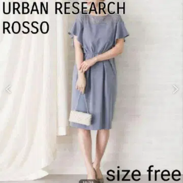 URBAN RESEARCH ROSSO 데콜테 레이스 드레스 포멀