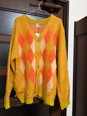머스타드 가디건 후즈후 갤러리 택 포함 미사용 새상품
