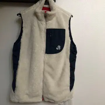 잭 버니 플리스 베스트 아이보리/네이비 5