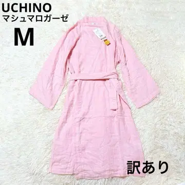하자품 택 포함 미사용 UCHINO 우치노 마쉬멜로우 거즈 목욕 가운 M