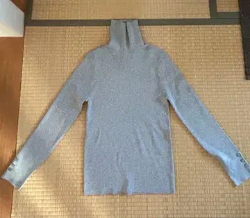 소매 멋쟁이 터틀넥 스웨터