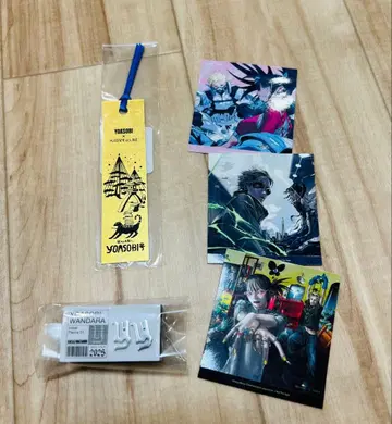 [ 미개봉 새상품 ] YOASOBI 책갈피, 귀걸이, 스티커 5세트