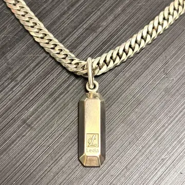 레다실마 Leda SILMA 로고 플레이트 목걸이