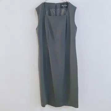 준 아시다 슬리브리스 원피스 무릎 기장 블랙 9 사이즈 일본제