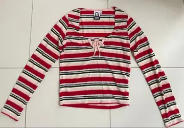 X-GIRL 긴팔 보더 상의