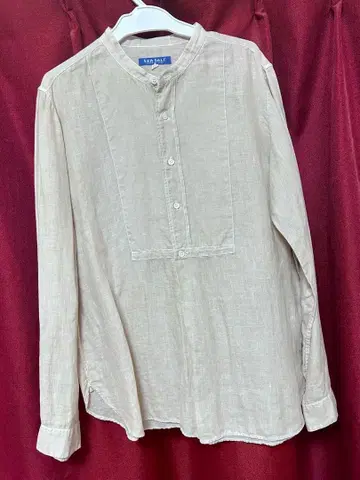 SEA SALT sunshine+cloud 100% 린넨 긴팔 셔츠