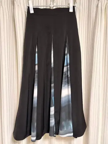 플리츠 스커트 그라데이션