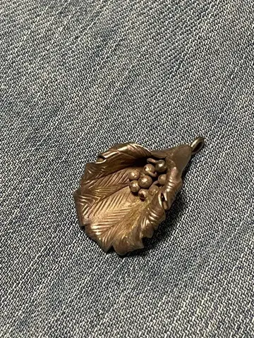 나뭇잎 디자인 실버 카렌족 펜던트 탑