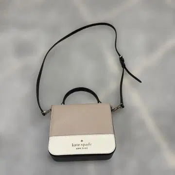 케이트 스페이드 숄더백 베이지/화이트/블랙