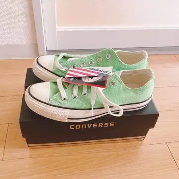 미사용 새상품 CONVERSE 그린 스니커즈 24.5cm