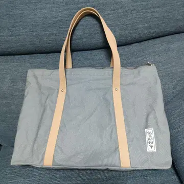 신자부로 캔버스 그레이 빅 토트백