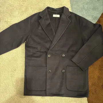 [ 417 EDIFICE 더블 자켓 남성용 S 블랙 ]