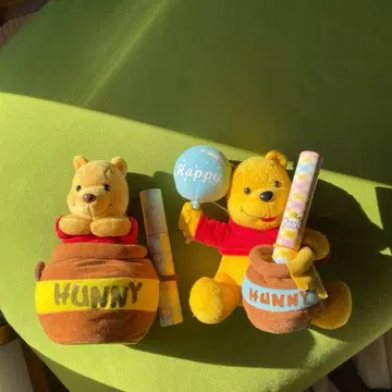 곰돌이 푸 봉제 인형 편지함 포함 레트로