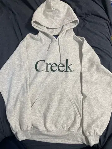 Creek 후드 부착 맨투맨 M 그레이