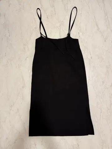 [ allreville ] 오버롤 스커트 블랙