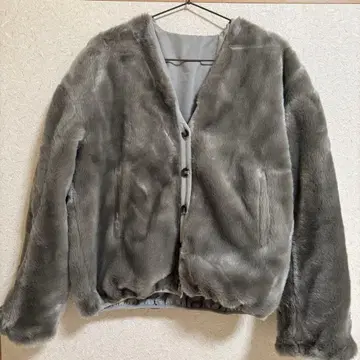 센스 오브 플레이스 리버서블 2Way 퍼 블루종