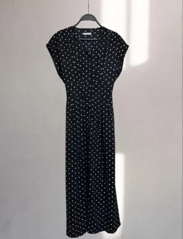 물방울무늬 셔츠 원피스