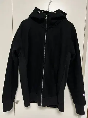 Champion Reverse Weave 후드티 L 사이즈 블랙