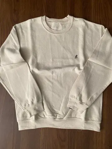 그라미치 맨투맨 트레이닝복 베이지 M 사이즈