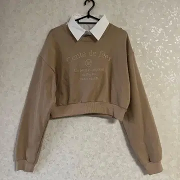 미셸 마카롱 셔츠 카라 부착 F 사이즈