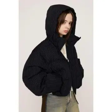 SLY 스라이 2WAY MULTI PUFF 자켓 네이비 1