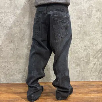 [ 무료배송 ] USA 구제 의류 지네틱스 00s Y2K B계 블랙 데님