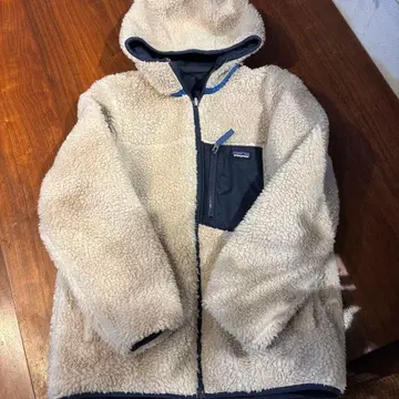 patagonia 리버서블 보아 후드티 자켓 키즈 XL