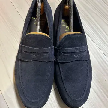 수트 컴퍼니 네이비 스웨이드 로퍼 25cm