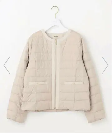 anysis 노카라 다운 자켓 애니시스 베이지