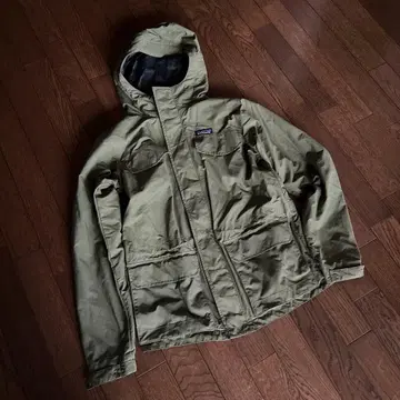 Patagonia 후드 부착 나일론 자켓 올리브